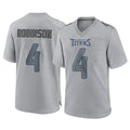 Seanshop T.Titans #4 Wan'Dale Robinson Player Gray Atmosphere Fashion Home Game Stitched Jerseys
