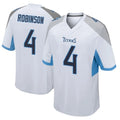 Seanshop T.Titans #4 Wan'Dale Robinson Player White Home Game Stitched Jerseys