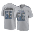 Seanshop T.Titans #66 Fernando Carmona Jr. Player Gray Atmosphere Fashion Home Game Stitched Jerseys