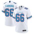 Seanshop T.Titans #66 Fernando Carmona Jr. Player White 2026 Game Home Stitched Jerseys