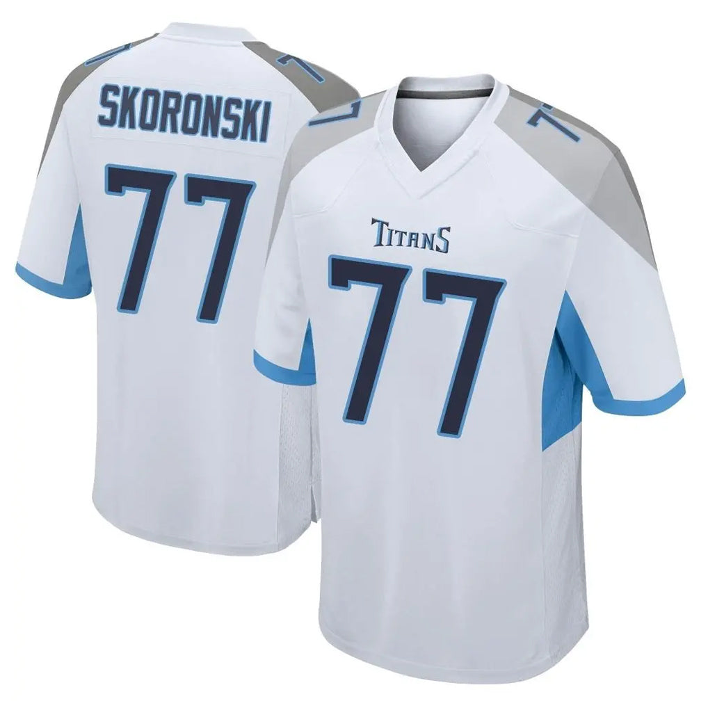 Seanshop T.Titans #77 Peter Skoronski Player White Home Game Stitched Jerseys