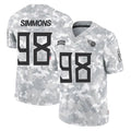 Seanshop T.Titans #98 Jeffery Simmons Player Arctic Camo Limited Salute to Service Home Game Stitched Jerseys