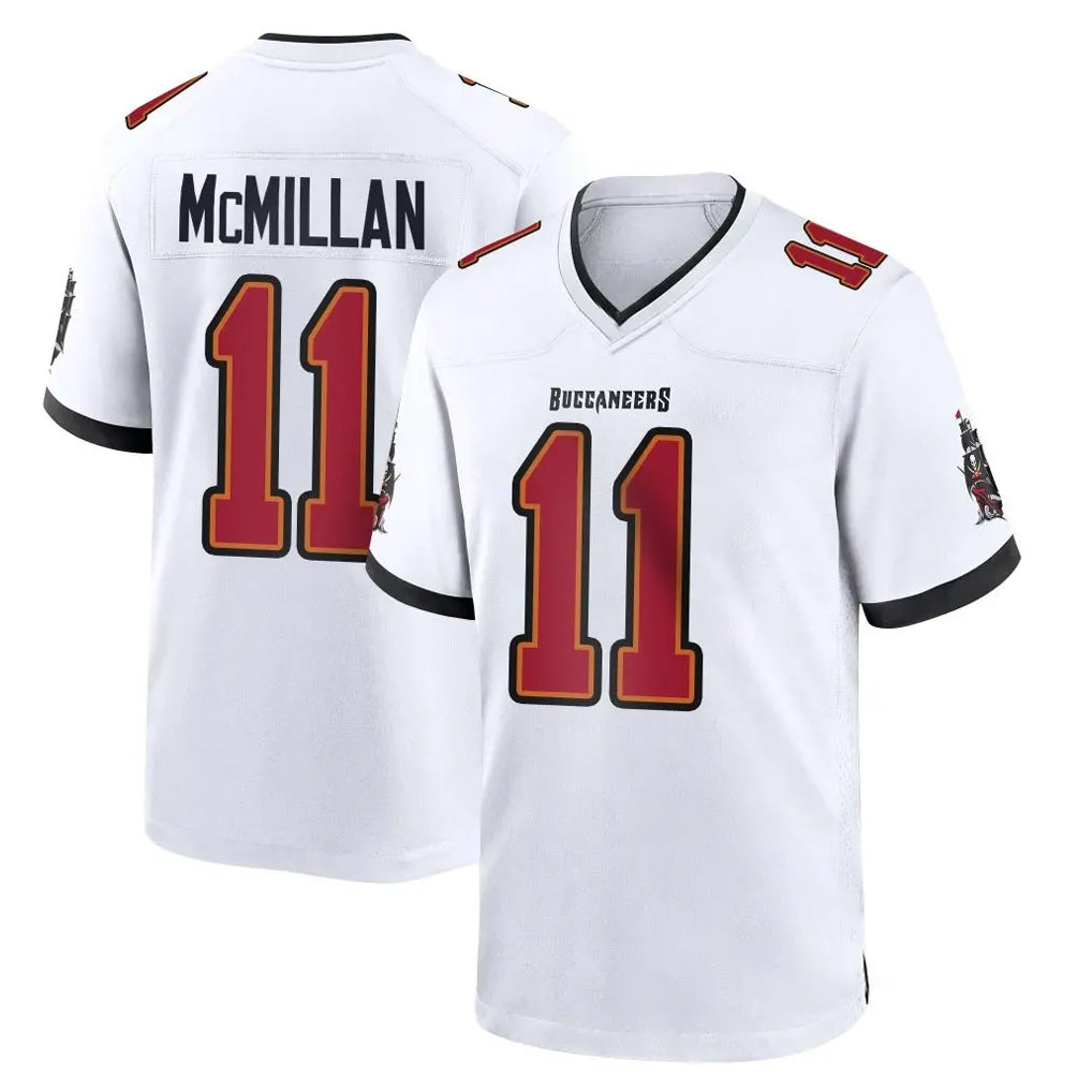 Seanshop TB.Buccaneers #11 Jalen McMillan Player White Home Game Stitched Jerseys