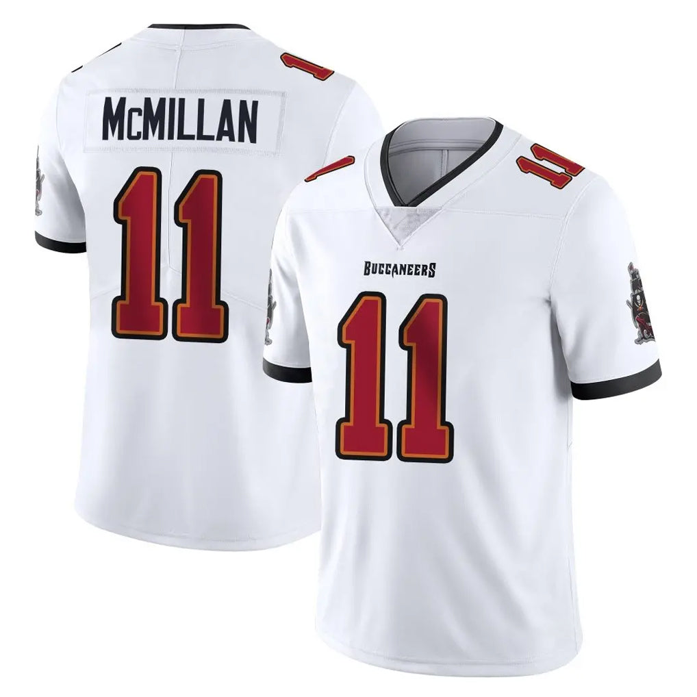 Seanshop TB.Buccaneers #11 Jalen McMillan Player White Limited Vapor F.U.S.E. Home Game Stitched Jerseys