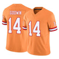 Seanshop TB.Buccaneers #14 Chris Godwin Jr. Player Orange Limited Vapor F.U.S.E. Home Game Stitched Jerseys