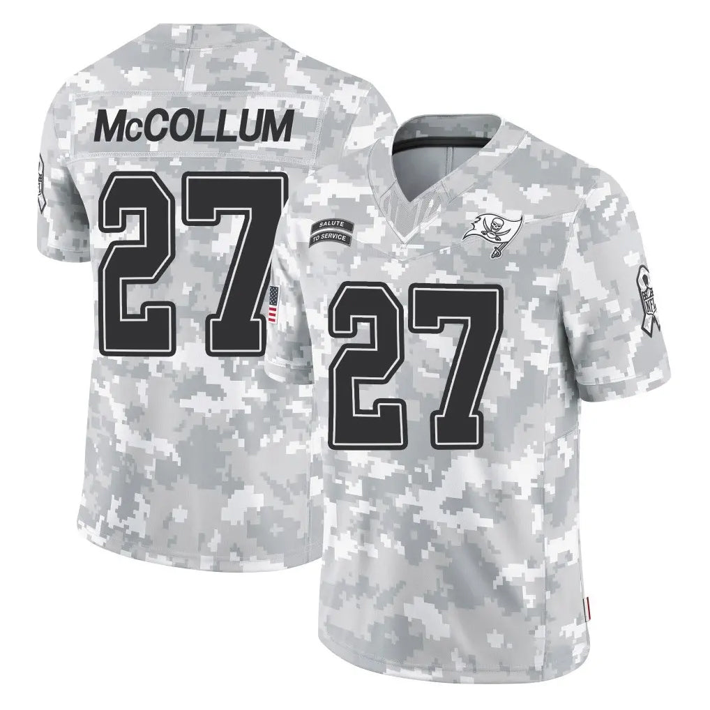 Seanshop TB.Buccaneers #27 Zyon McCollum Player Arctic Camo Limited Salute To Service Home Game Stitched Jerseys