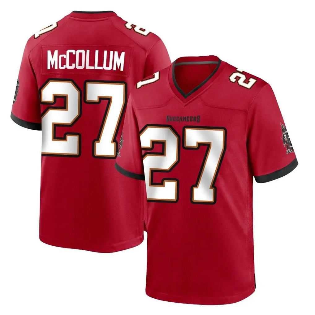Seanshop TB.Buccaneers #27 Zyon McCollum Player Red Home Game Stitched Jerseys