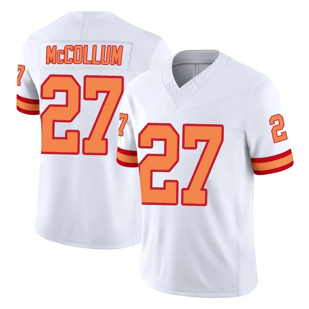 Seanshop TB.Buccaneers #27 Zyon McCollum Player White Limited '76 Vapor F.U.S.E. Home Game Stitched Jerseys