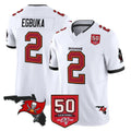 Seanshop TB.Buccaneers #2 Emeka Egbuka Player White Limited 2026 Season Vapor F.U.S.E. Home Game Stitched Jerseys