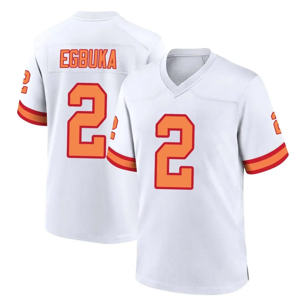 Seanshop TB.Buccaneers #2 Emeka Egbuka Player White '76 Home Game Stitched Jerseys