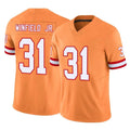 Seanshop TB.Buccaneers #31 Antoine Winfield Jr. Player Orange Limited Vapor F.U.S.E. Home Game Stitched Jerseys