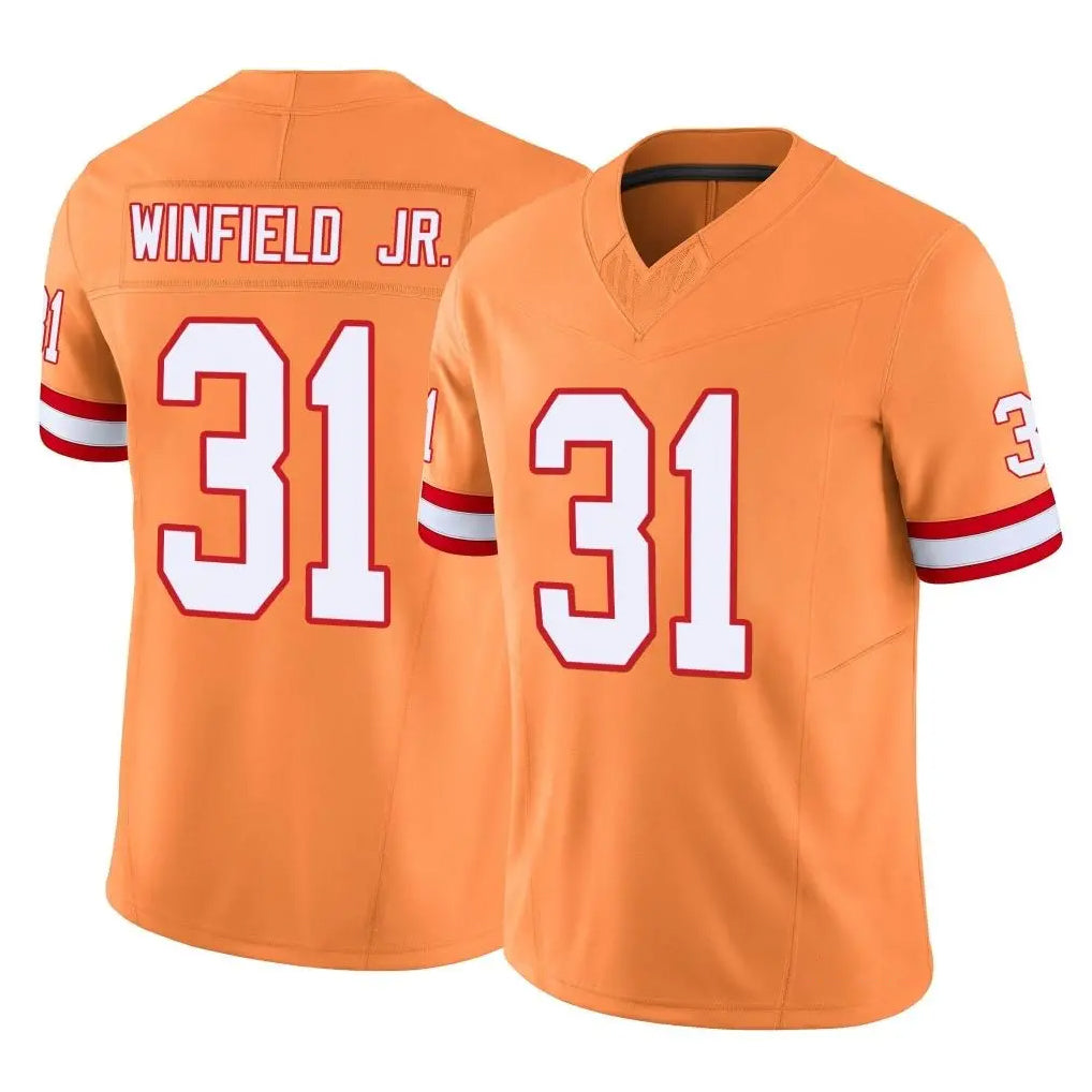 Seanshop TB.Buccaneers #31 Antoine Winfield Jr. Player Orange Limited Vapor F.U.S.E. Home Game Stitched Jerseys