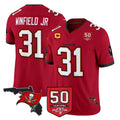 Seanshop TB.Buccaneers #31 Antoine Winfield Jr. Player Red Limited Color Rush Home Game Stitched Jerseys