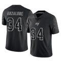 Seanshop TB.Buccaneers #34 Alex Anzalone Player Black Reflective Limited Home Game Stitched Jerseys