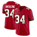 Seanshop TB.Buccaneers #34 Alex Anzalone Player Red Limited Vapor Home Game Stitched Jerseys