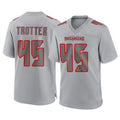Seanshop TB.Buccaneers #45 Josiah Trotte Player Gray Atmosphere Fashion Home Game Stitched Jerseys