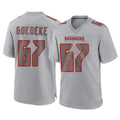 Seanshop TB.Buccaneers #67 Luke Goedeke Player Gray Atmosphere Fashion Home Game Stitched Jerseys