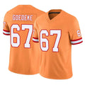 Seanshop TB.Buccaneers #67 Luke Goedeke Player Orange Limited Vapor F.U.S.E. Home Game Stitched Jerseys