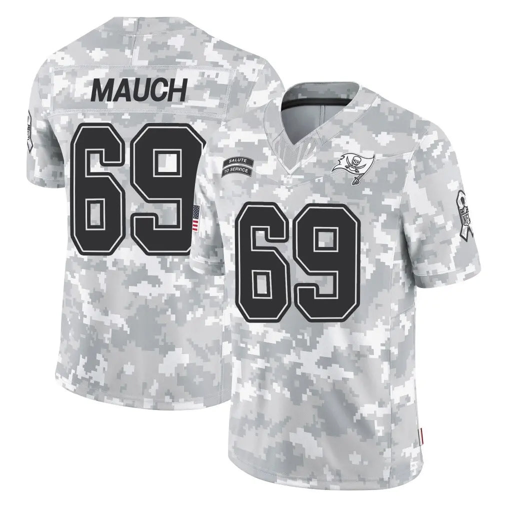 Seanshop TB.Buccaneers #69 Cody Mauch Player Arctic Camo Limited Salute To Service Home Game Stitched Jerseys