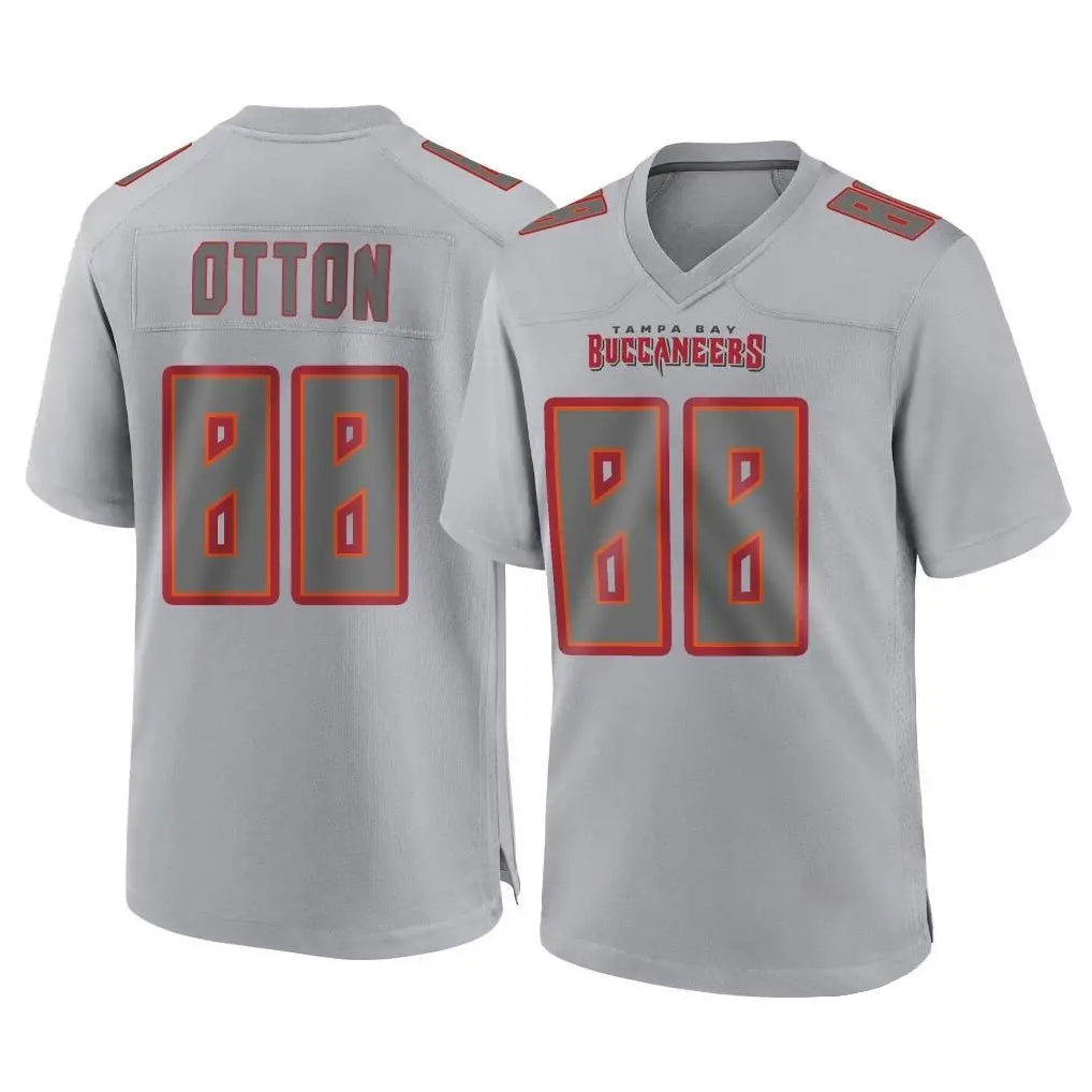 Seanshop TB.Buccaneers #88 Cade Otton Player Gray Atmosphere Fashion Home Game Stitched Jerseys