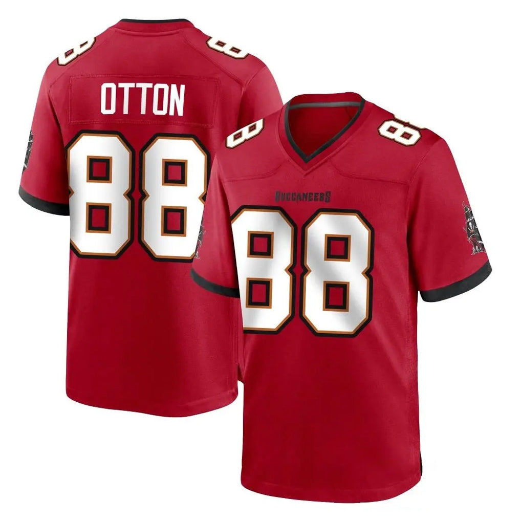 Seanshop TB.Buccaneers #88 Cade Otton Player Red Home Game Stitched Jerseys