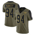 Seanshop TB.Buccaneers #94 Calijah Kancey Player Olive Salute To Service Limited Game Stitched Jerseys
