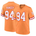 Seanshop TB.Buccaneers #94 Calijah Kancey Player Orange Throwback Home Game Stitched Jerseys