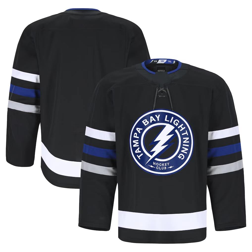 Seanshop TB.Lightning Black Alternate Authentic Pro Jerseys