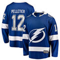 Seanshop TB.Lightning #12 Jakob Pelletier Blue Home Breakaway Jerseys