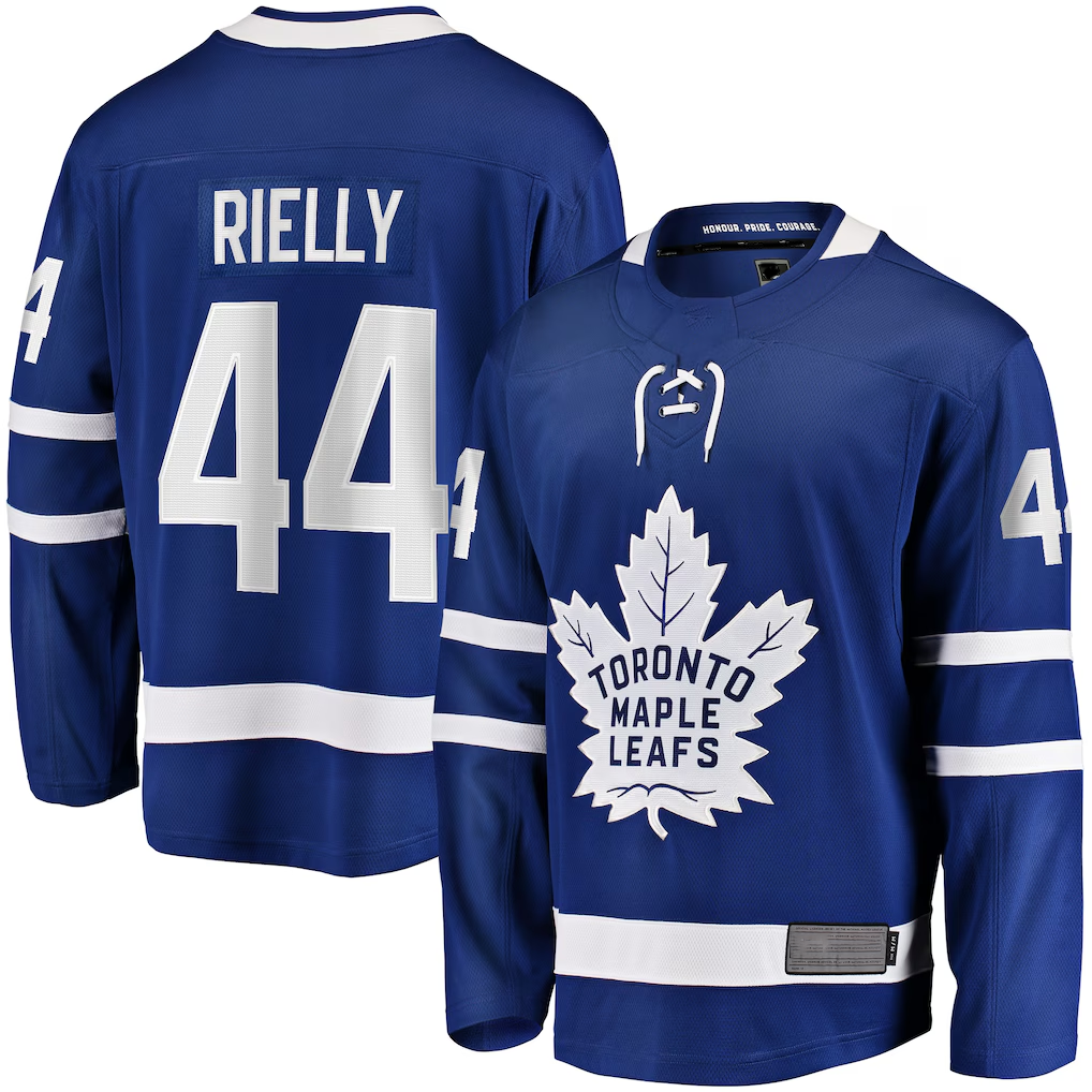 Seanshop TM.Leafs #44 Morgan Rielly Blue Home Breakaway Player Jerseys