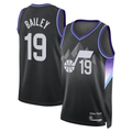 Seanshop U.Jazz #19 Ace Bailey Black Swingman Player Jerseys - Statement Edition