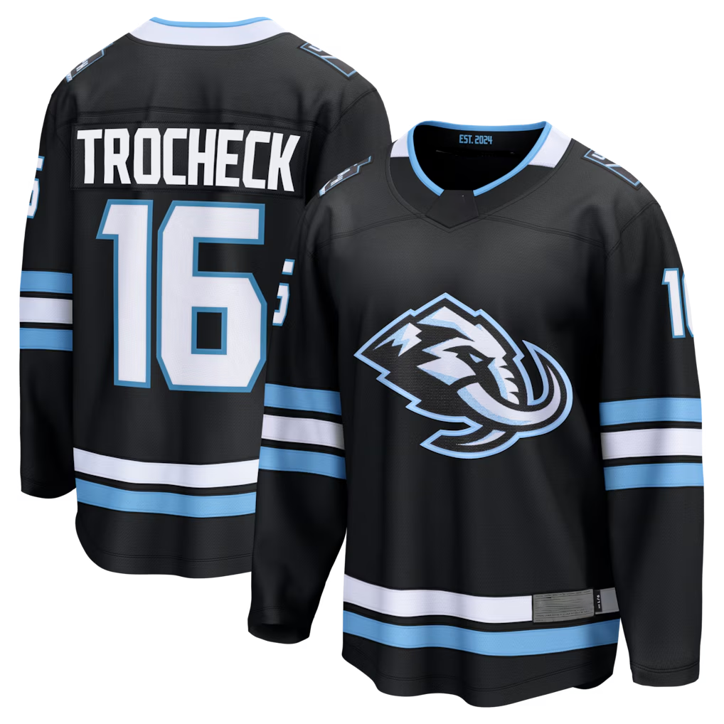 Seanshop U.Mammoth #16 Vincent Trocheck Black Home Breakaway Jerseys