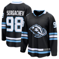 Seanshop U.Mammoth #98 Mikhail Sergachev Black Home Breakaway Player Jerseys