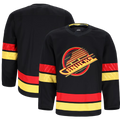 Seanshop V.Canucks Black Alternate Authentic Pro Jerseys