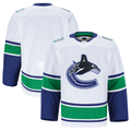 Seanshop V.Canucks White Away Authentic Pro Jerseys