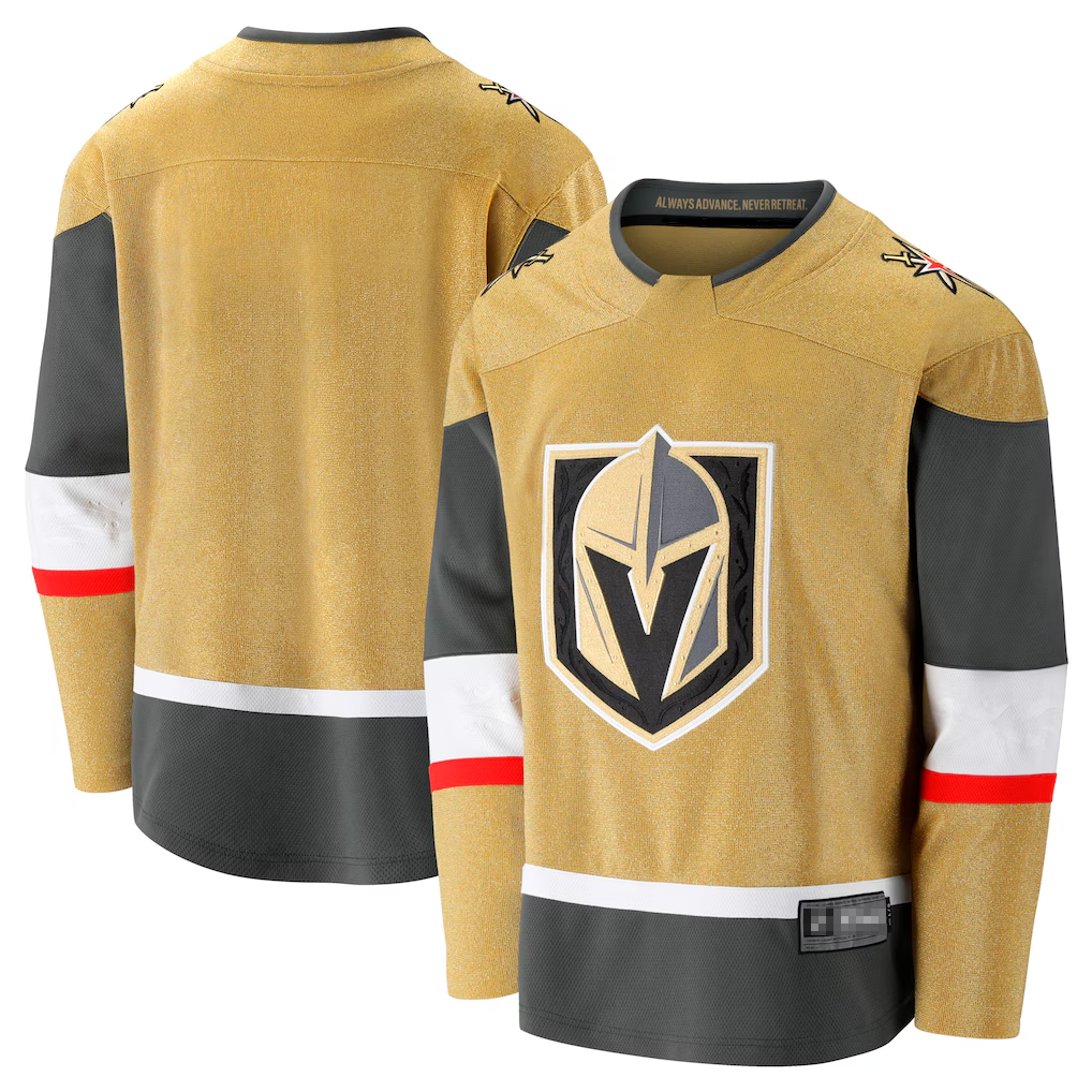 Seanshop VG.Knights Gold Home Breakaway Stitched Jerseys