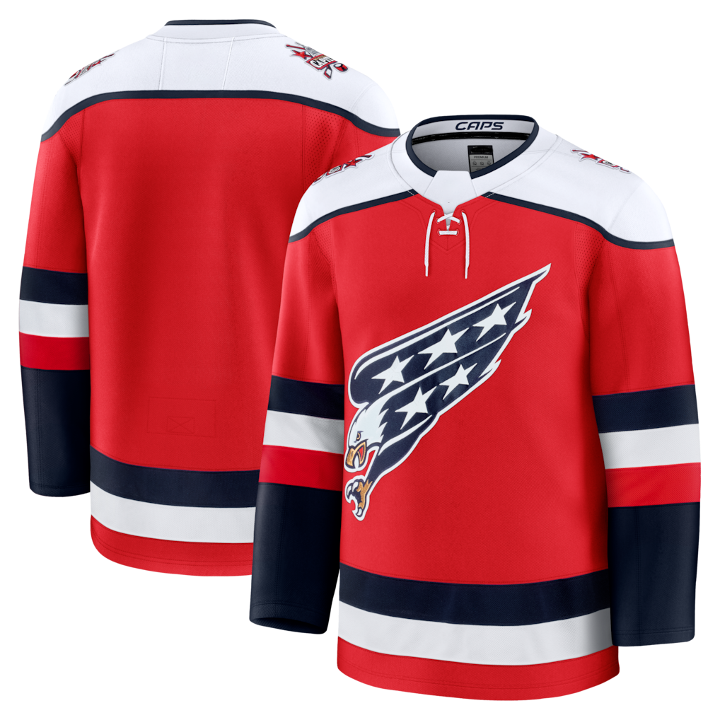 Seanshop W.Capitals Red Alternate Premium Jerseys