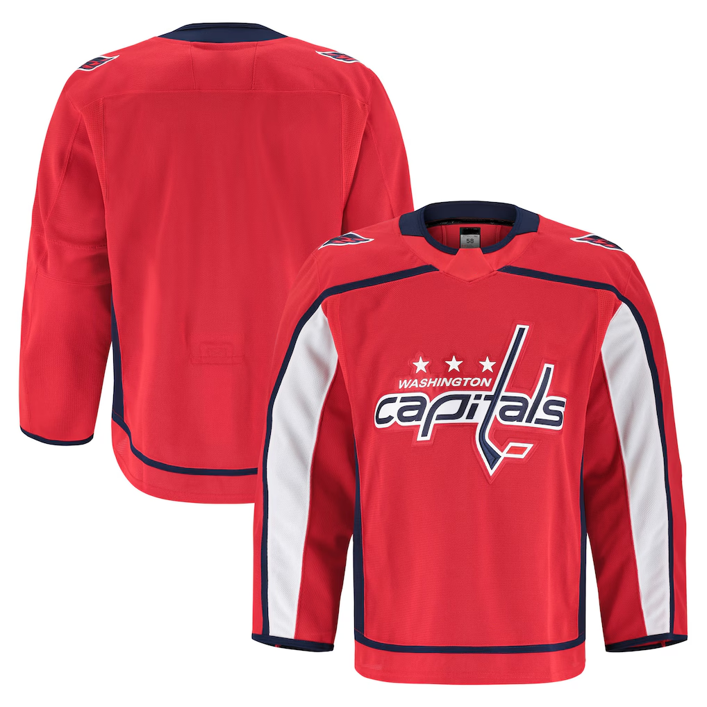 Seanshop W.Capitals Red Home Premium Jerseys