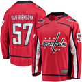 Seanshop W.Capitals #57 Trevor van Riemsdyk Red Home Breakaway Jerseys