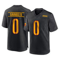 Seanshop W.Commanders #0 Mike Sainristil Player Black Home Game Stitched Jerseys