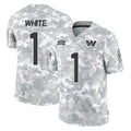 Seanshop W.Commanders #1 Rachaad White Player Arctic Camo Limited Salute To Service Home Game Stitched Jerseys