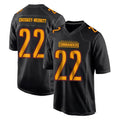 Seanshop W.Commanders #22 Jacory Croskey-Merritt Player Black Carbon Fashion Home Game Stitched Jerseys
