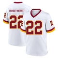Seanshop W.Commanders #22 Jacory Croskey-Merritt Player White Home Game Stitched Jerseys