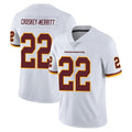 Seanshop W.Commanders #22 Jacory Croskey-Merritt Player White Limited Vapor Untouchable Home Game Stitched Jerseys