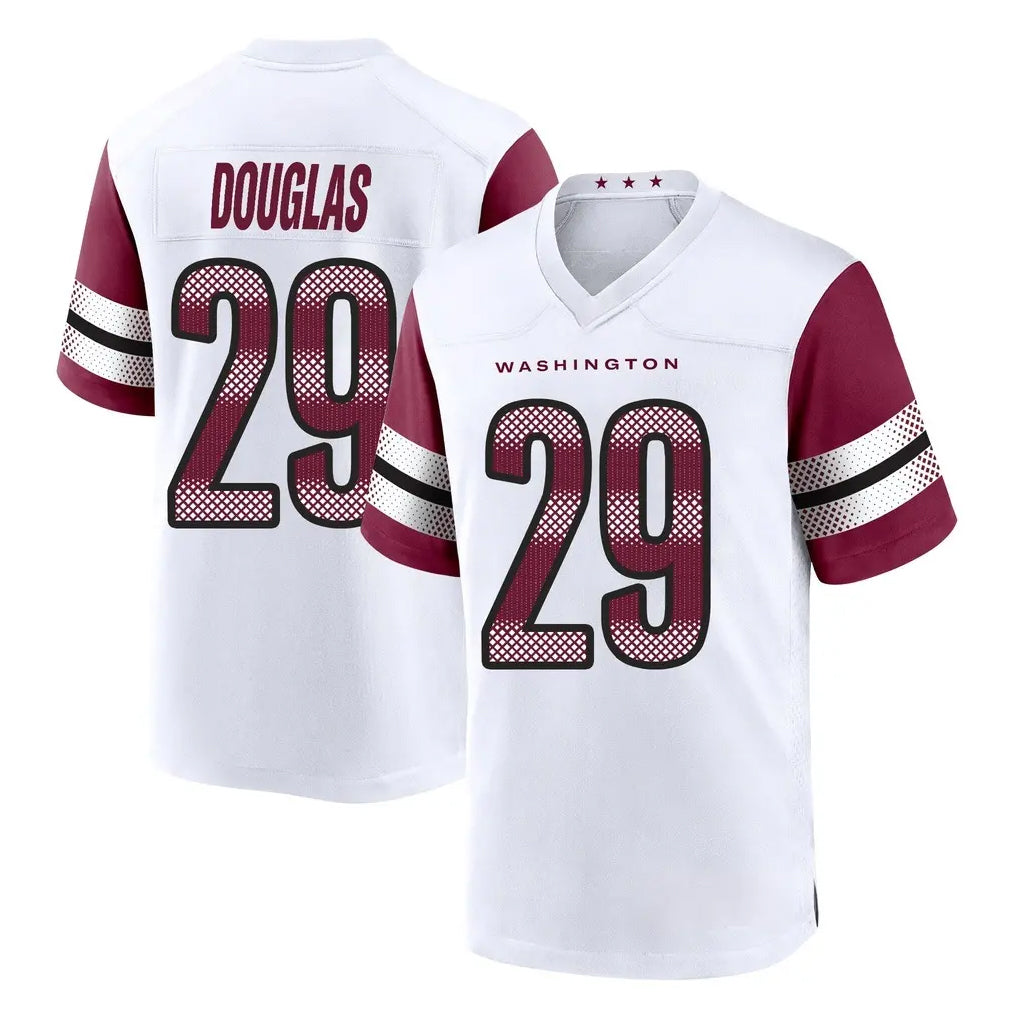 Seanshop W.Commanders #29 Rasul Douglas Player White Game Home Stitched Jerseys