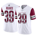 Seanshop W.Commanders #39 Jeremy Reaves Player White Limited Vapor Home Game Stitched Jerseys