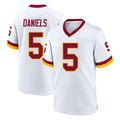Seanshop W.Commanders #5 Jayden Daniels Player White Home Game Stitched Jerseys