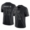 Seanshop W.Commanders #72 Josh Conerly Jr. Player Black Limited Reflective Home Game Stitched Jerseys