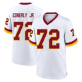 Seanshop W.Commanders #72 Josh Conerly Jr. Player White Home Game Stitched Jerseys
