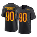 Seanshop W.Commanders #90 Charles Omenihu Player Black Home Game Stitched Jerseys
